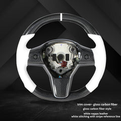 Model 3/Y Carbon Fiber Steering Wheel - T-Launch