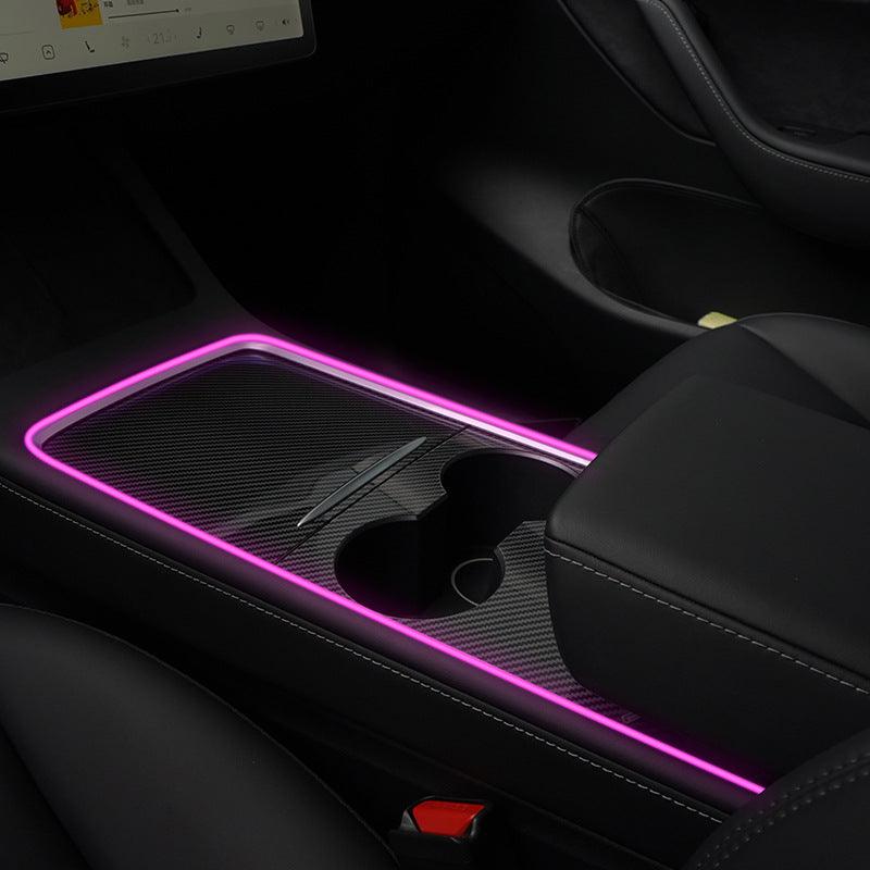 Model 3/Y Interior LED Dashboard + Center Console Light Strip + App Controller for Tesla(2017-2024) - T-Launch
