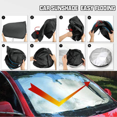 Model 3/Y/S/X Front Windshield Sunshade - Windshield Cover - T-Launch