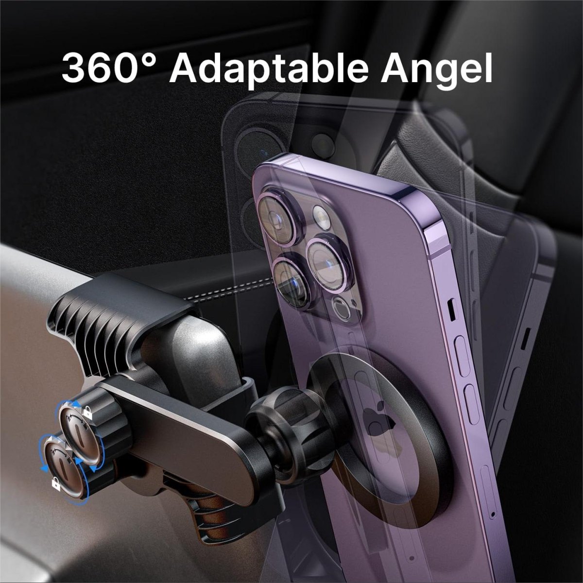 Model S/X MagSafe Solar Phone Holder For Tesla (2021+) - T-Launch
