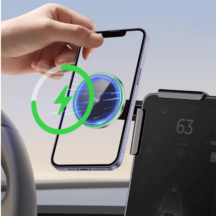 Model S/X MagSafe Solar Phone Holder For Tesla (2021+) - T-Launch