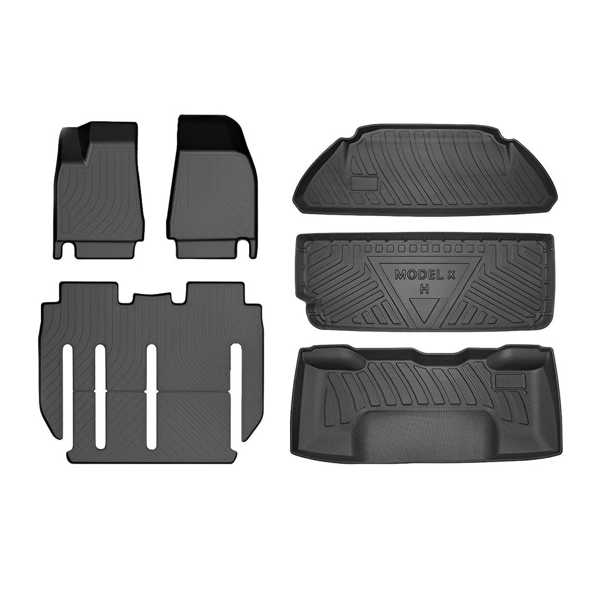 Tesla Model X Floor Mats Trunk Mat Cargo Liner for All Weather (2015-2020) - TESLAUNCH