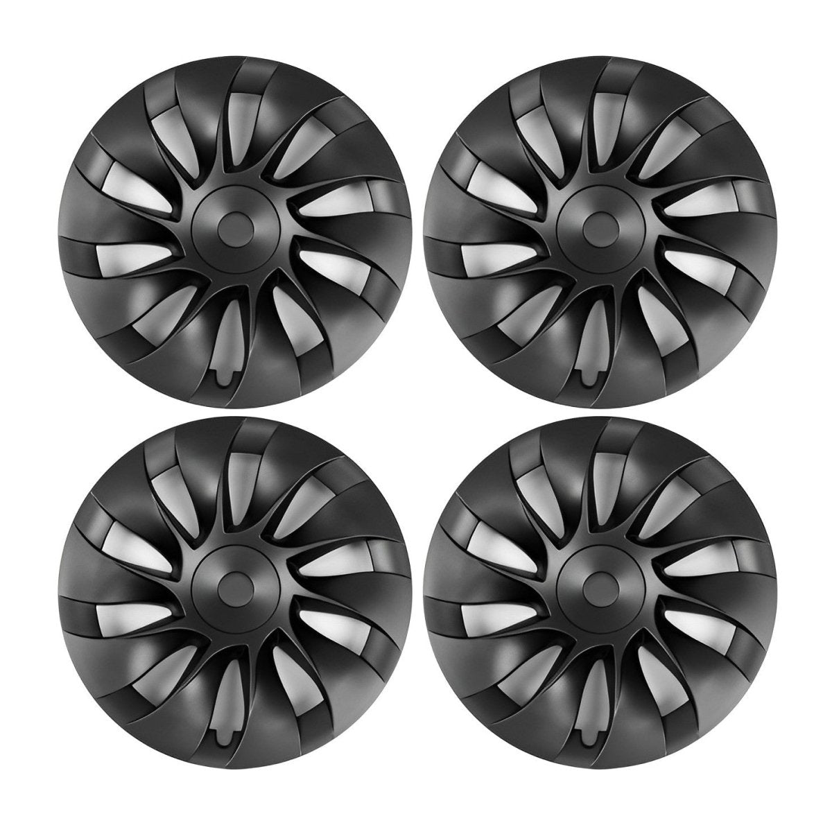 Model Y Induction Style Wheel Hub Caps - Performance Wheel HubCaps (4 Pcs) - T-Launch