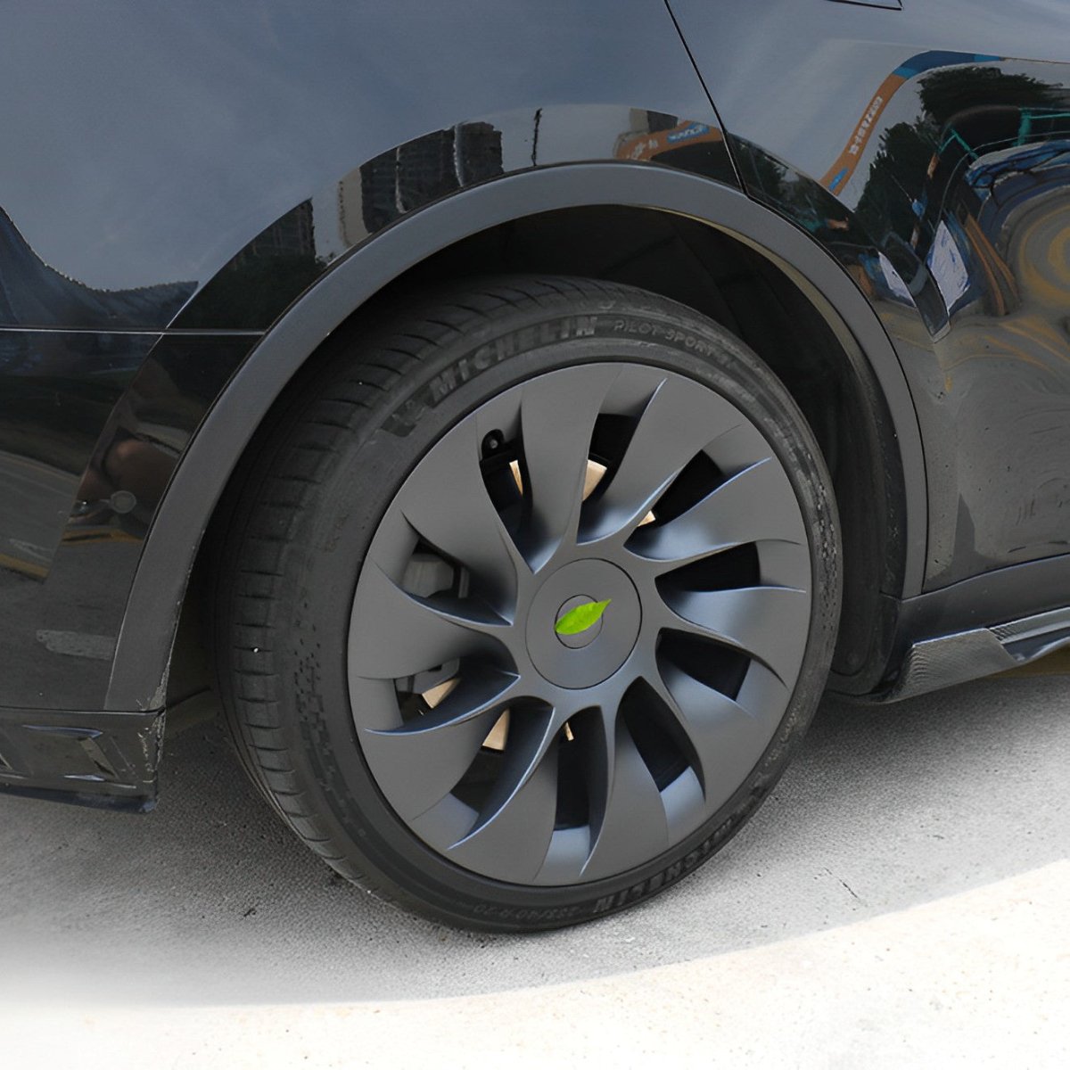 Model Y Induction Style Wheel Hub Caps - Performance Wheel HubCaps (4 Pcs) - T-Launch