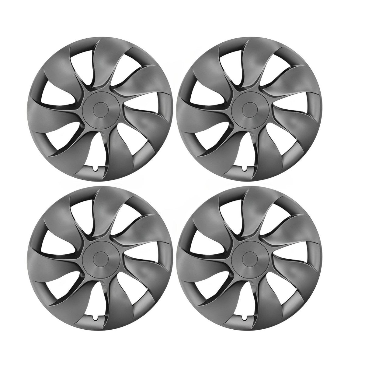 Model Y Induction Style Wheel Hub Caps - Performance Wheel HubCaps (4 Pcs) - T-Launch