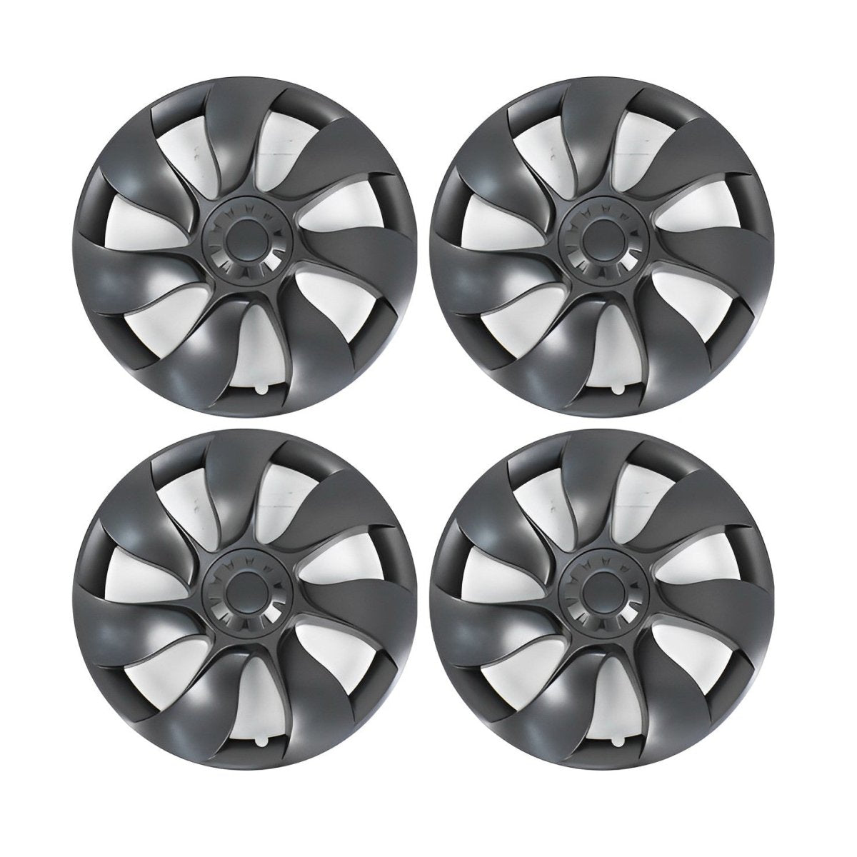Model Y Uberturbine Style Wheel Hub Caps - Performance Wheel HubCaps (4 Pcs) - T-Launch