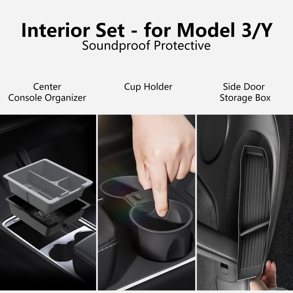 Noise Reduction Kit Set for Tesla - T-Launch