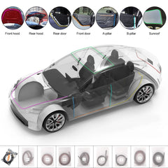 Noise Reduction Kit Set for Tesla - T-Launch