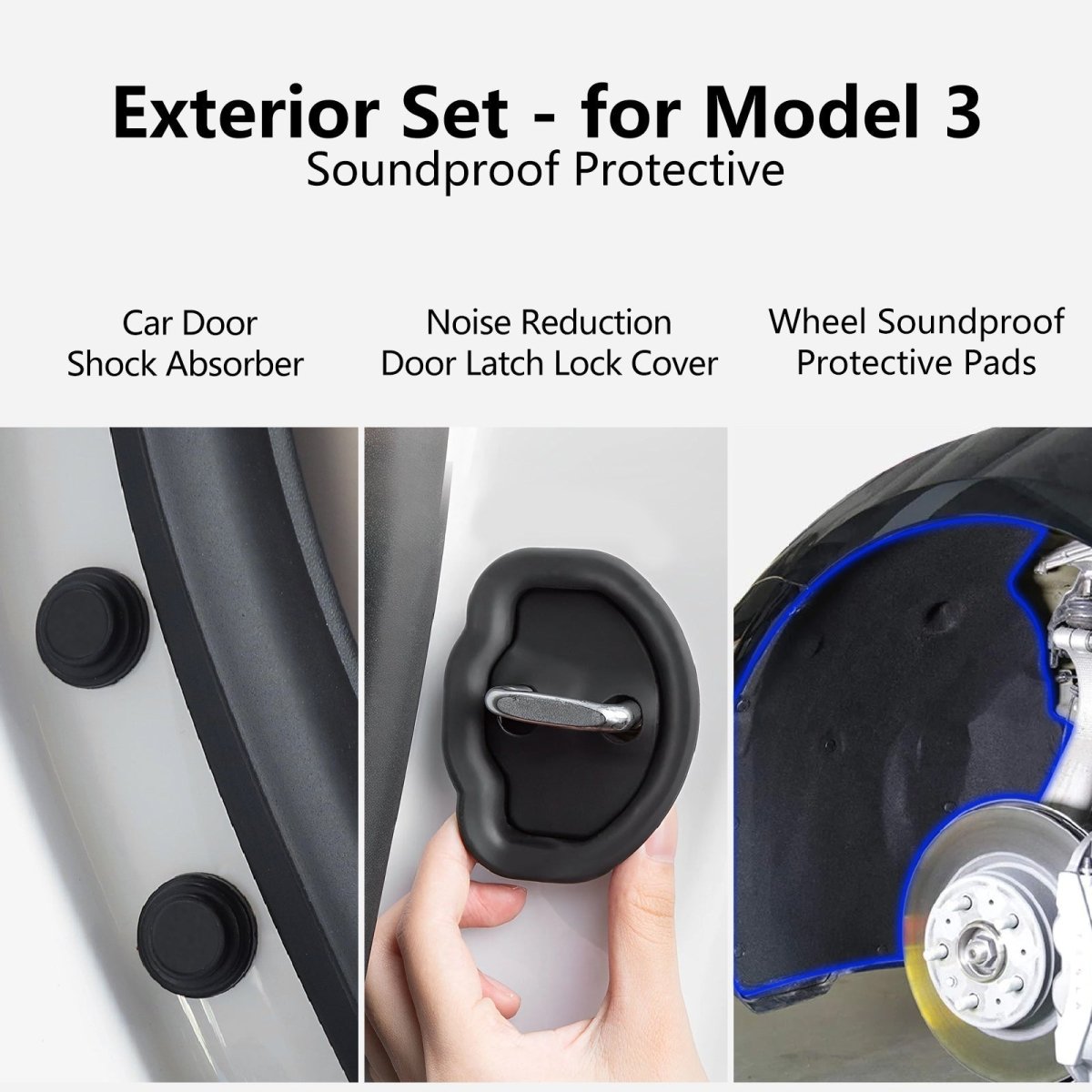 Noise Reduction Kit Set for Tesla - T-Launch