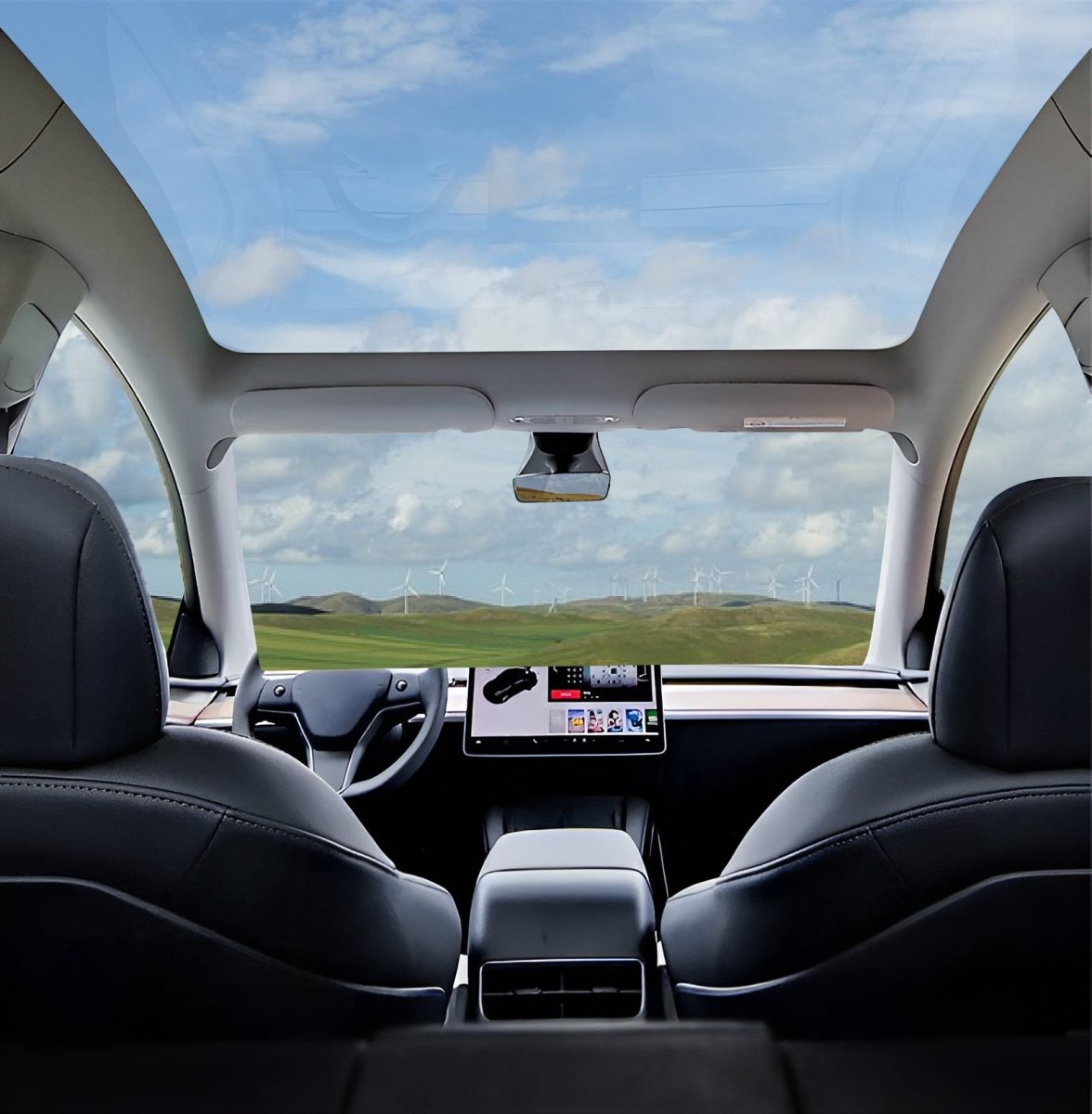 PDLC Switchable Smart Glass Film Sunroof Sunshade for Tesla Model 3 and Model Y - T-Launch