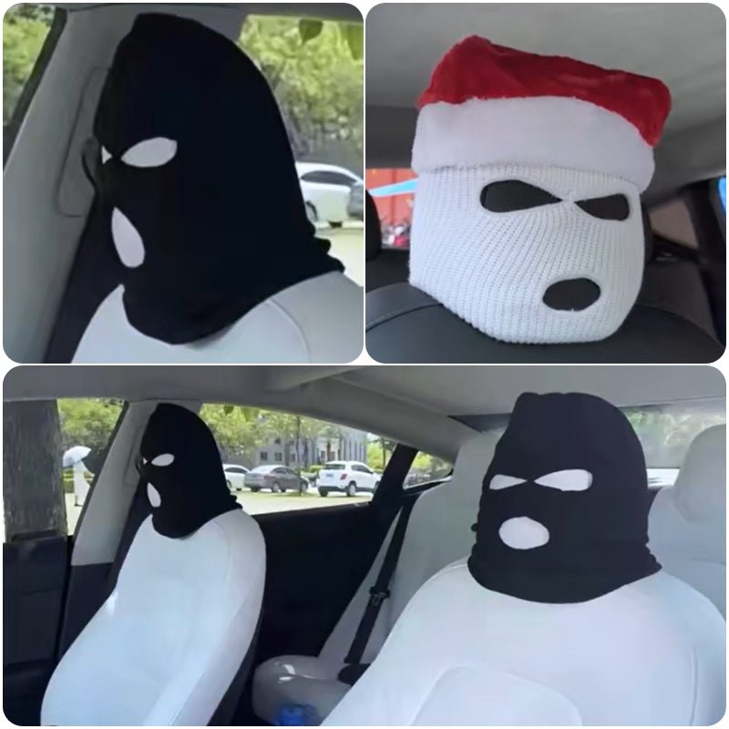 Personalized Funny Hat for Tesla Car Seat Headcover- Fits Model 3/Y/S/X - T-Launch