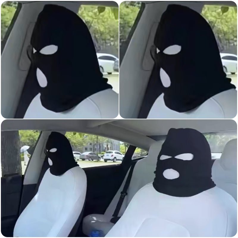 Personalized Funny Hat for Tesla Car Seat Headcover- Fits Model 3/Y/S/X - T-Launch