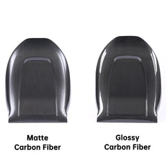 [Real Carbon Fiber] Backseat Cover, Rear Seat Back Overlay for Tesla Model 3/Y (1 Pair) (2017-2023) - TESLAUNCH