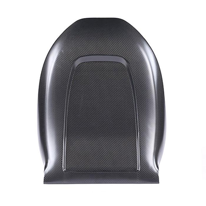 [Real Carbon Fiber] Backseat Cover, Rear Seat Back Overlay for Tesla Model 3/Y (1 Pair) (2017-2023) - TESLAUNCH