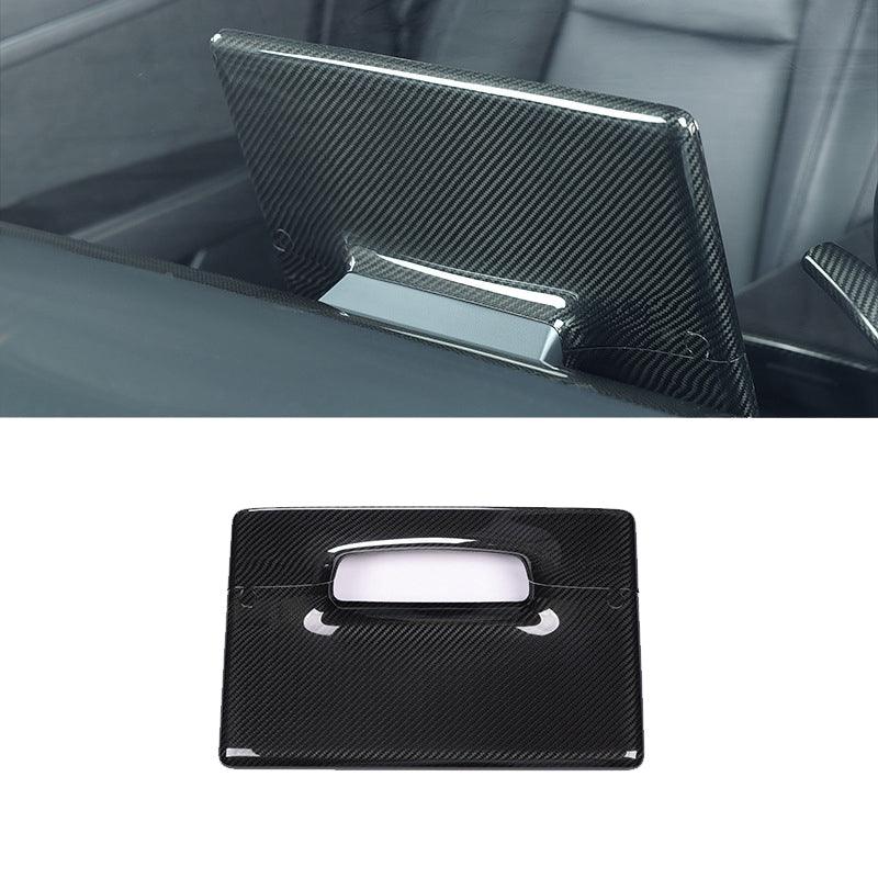 [Real Carbon Fiber] Center Screen Rear Cover for Tesla Model 3/Y (2017-2023) - TESLAUNCH