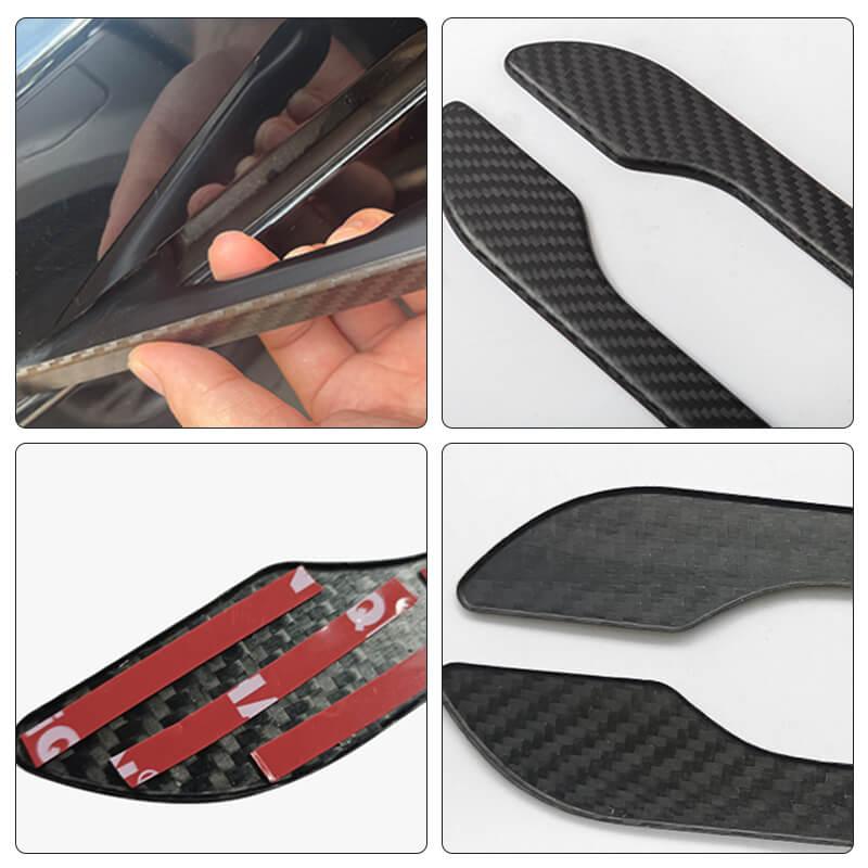 [Real Carbon Fiber] Door Handle Cover For Tesla Model 3/Y (2017-2023) - TESLAUNCH