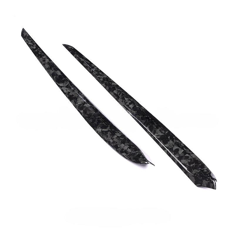 [Real Carbon Fiber] Door Trim Cover For Tesla Model 3, Front Door Trim Panel Caps (2021-2023) - TESLAUNCH