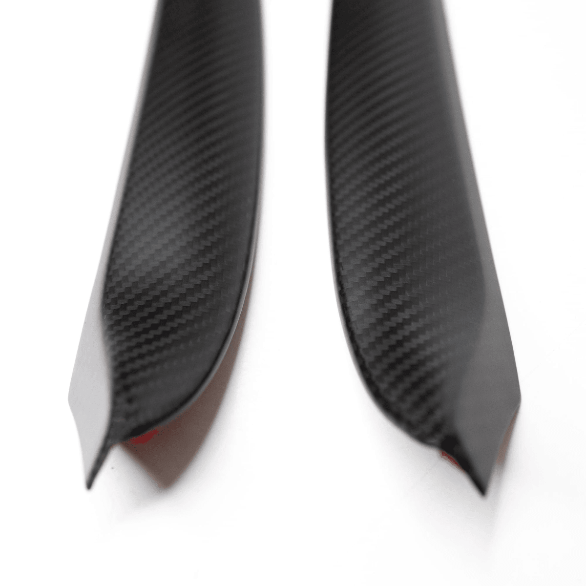 [Real Carbon Fiber] Door Trim Cover For Tesla Model 3, Front Door Trim Panel Caps (2021-2023) - TESLAUNCH