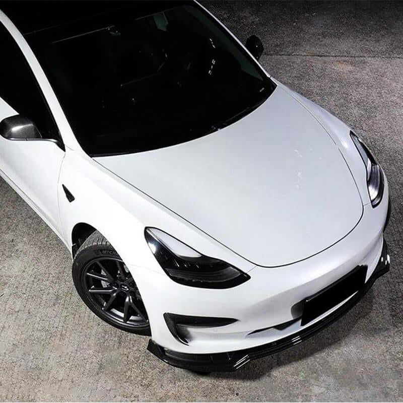 [Real Carbon Fiber] Front Bumper Lip Kit for Model 3 (2017-2023) - T-Launch