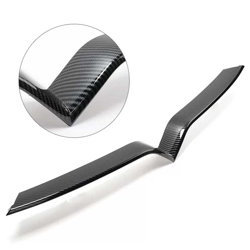[Real Carbon Fiber] Front Center Grille Trim Strip for Model X 2016-2022 - T-Launch