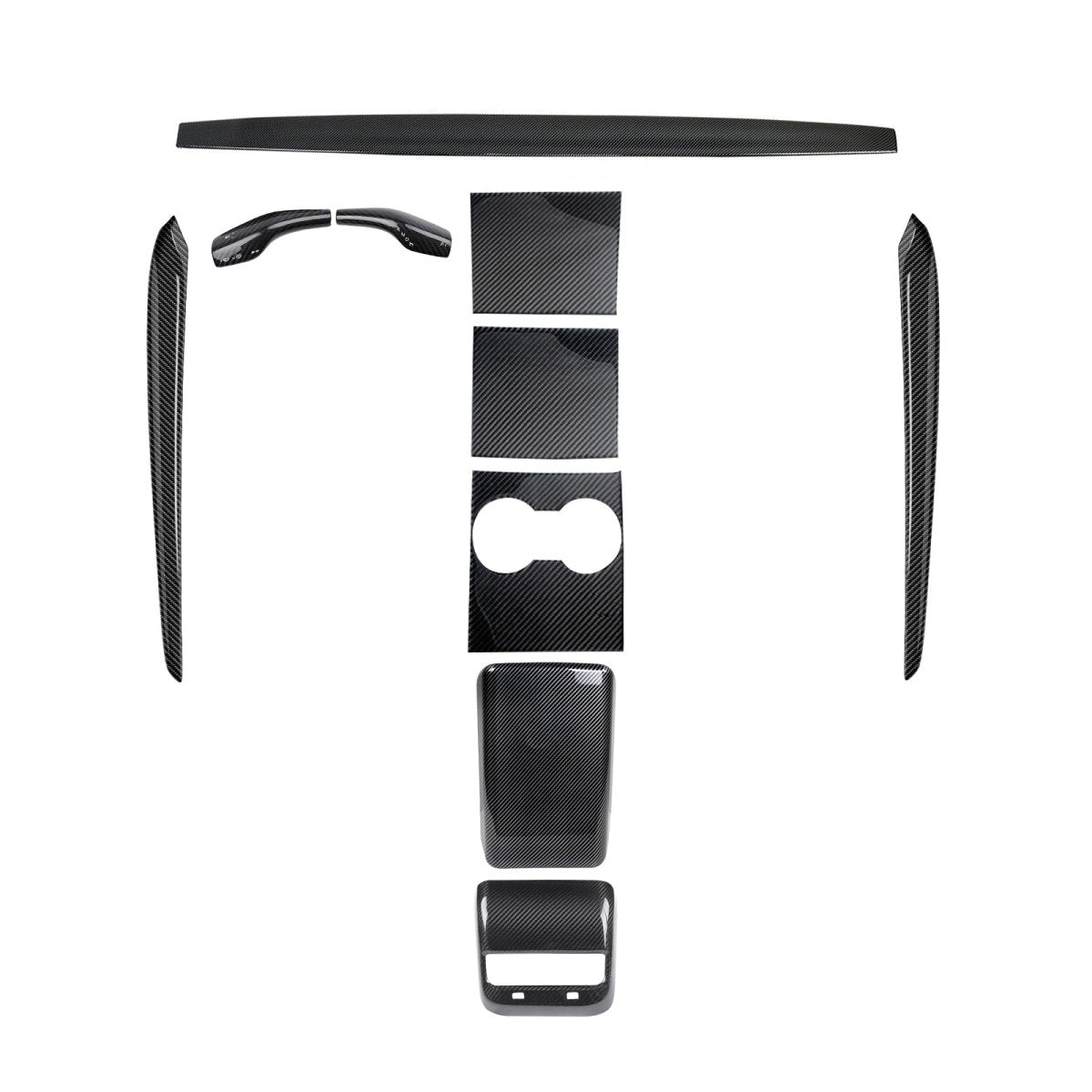 Real Carbon Fiber Interior Mods Wrap Kit for Tesla Model 3 / Y - T-Launch