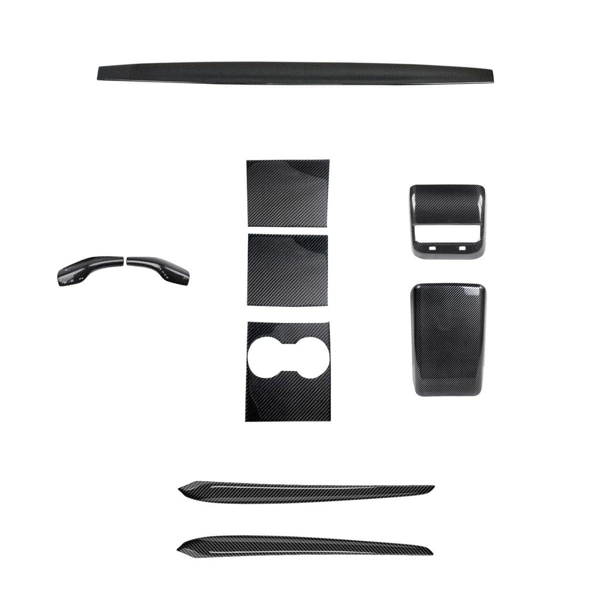 Real Carbon Fiber Interior Mods Wrap Kit for Tesla Model 3 / Y - T-Launch