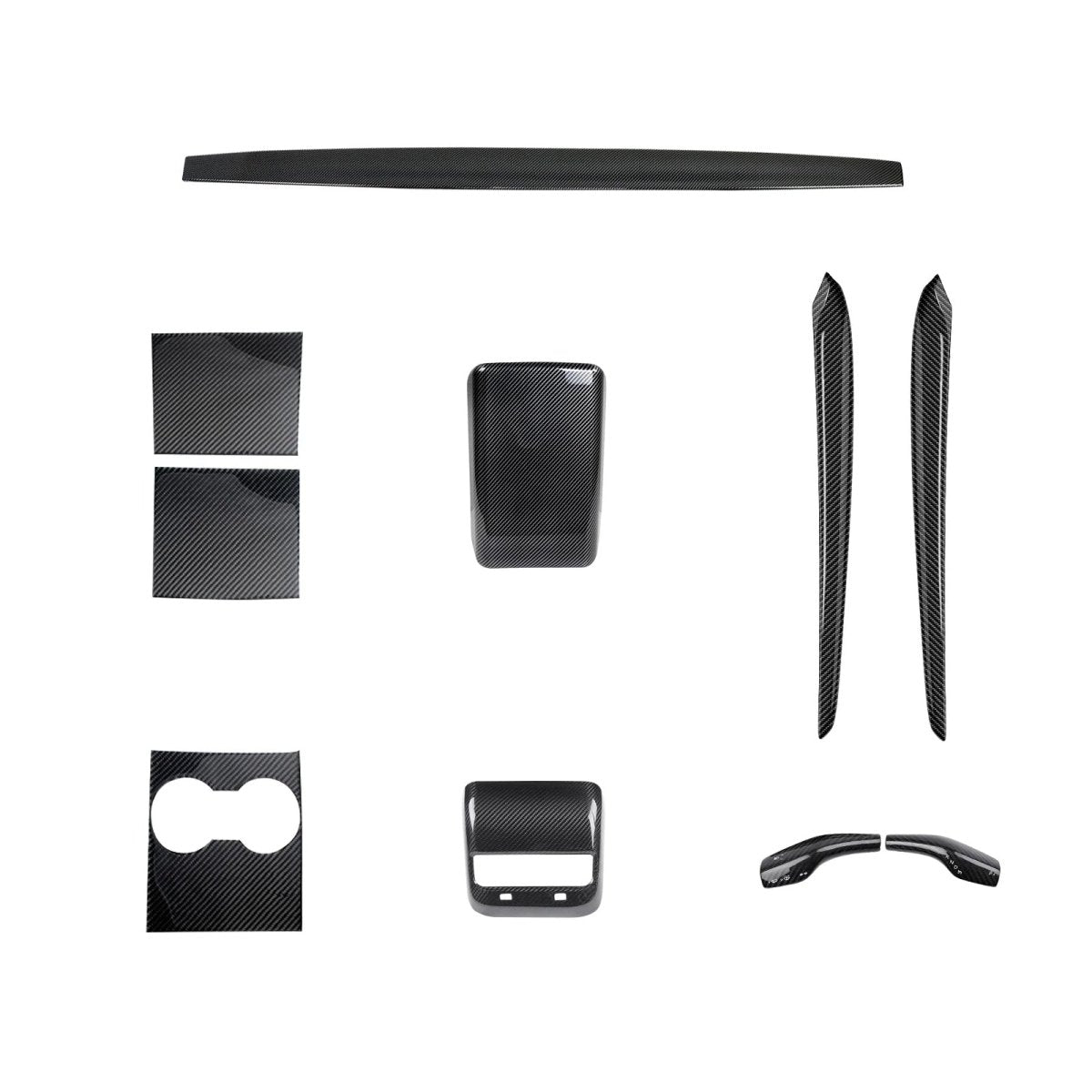 Real Carbon Fiber Interior Mods Wrap Kit for Tesla Model 3 / Y - T-Launch