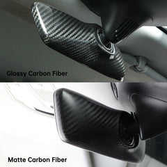 [Real Carbon Fiber] Interior Rearview Mirror Cover For Model 3/Y (2017-2023) - TESLAUNCH