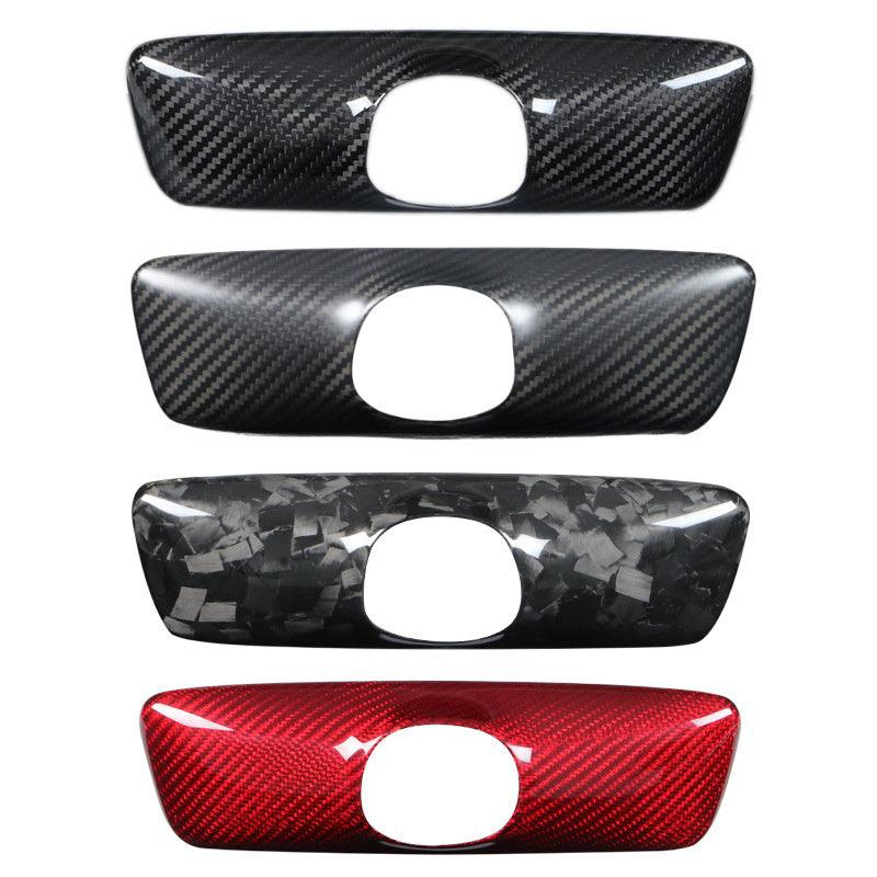 [Real Carbon Fiber] Interior Rearview Mirror Cover For Model 3/Y (2017-2023) - TESLAUNCH
