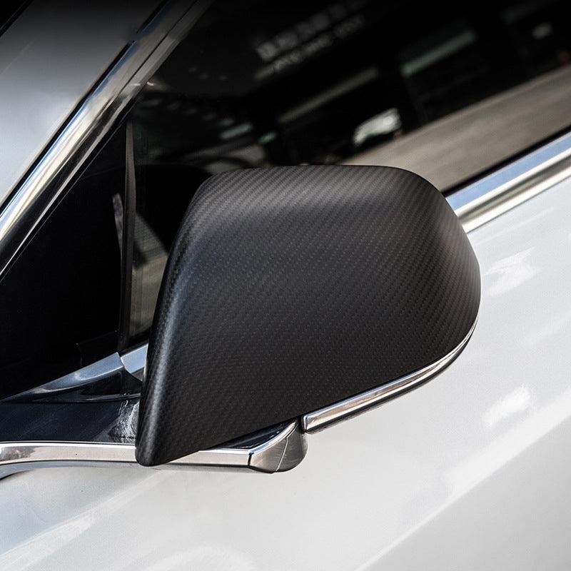 [Real Carbon Fiber] Mirror Cover for Tesla Model 3, OEM Style (1 pair) (2017-2023) - TESLAUNCH