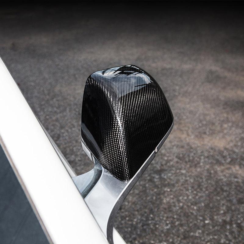 [Real Carbon Fiber] Mirror Cover for Tesla Model 3, OEM Style (1 pair) (2017-2023) - TESLAUNCH