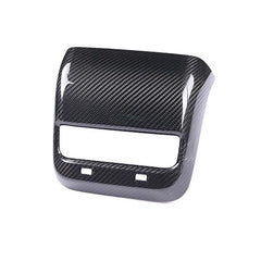 [Real Carbon Fiber] Model 3/Y Backseat Vent Overlay, Center Console Wrap Cover (2017-2023) - TESLAUNCH