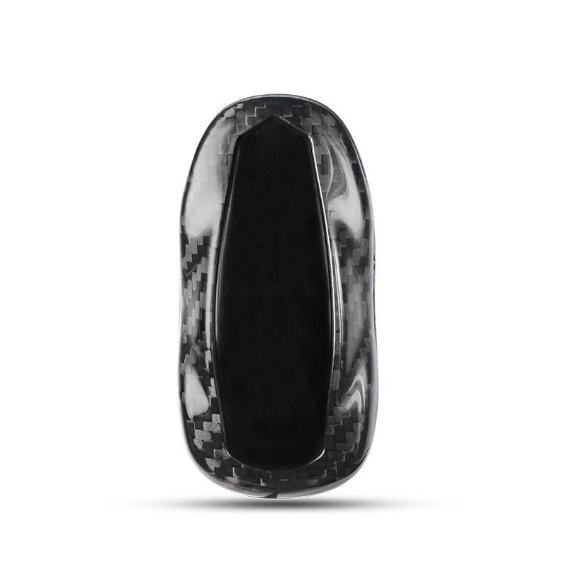 [Real Carbon Fiber] Model S/3/Y Key Fob Cover, Key Fob Holder - T-Launch
