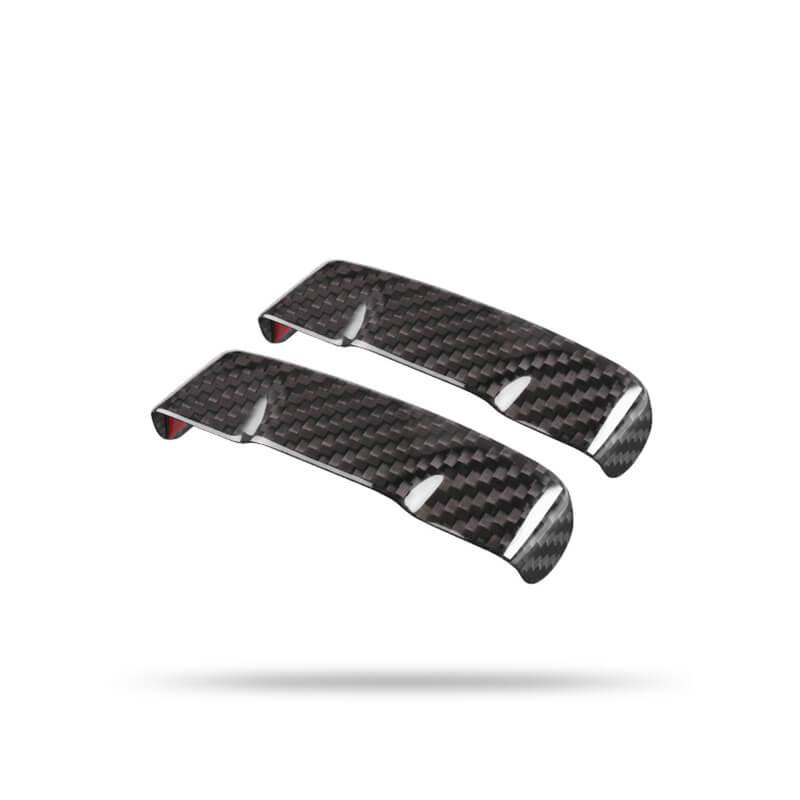 [Real Carbon Fiber] Seat Belt Fascia Cover For Model 3/Y Accessories (2017-2023) - TESLAUNCH