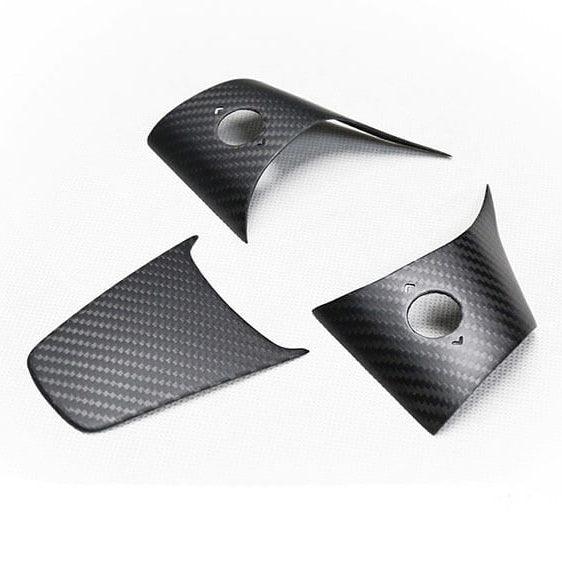 [Real Carbon Fiber] Steering Wheel Cover For Model 3/Y Accessories (2017-2023) - T-Launch