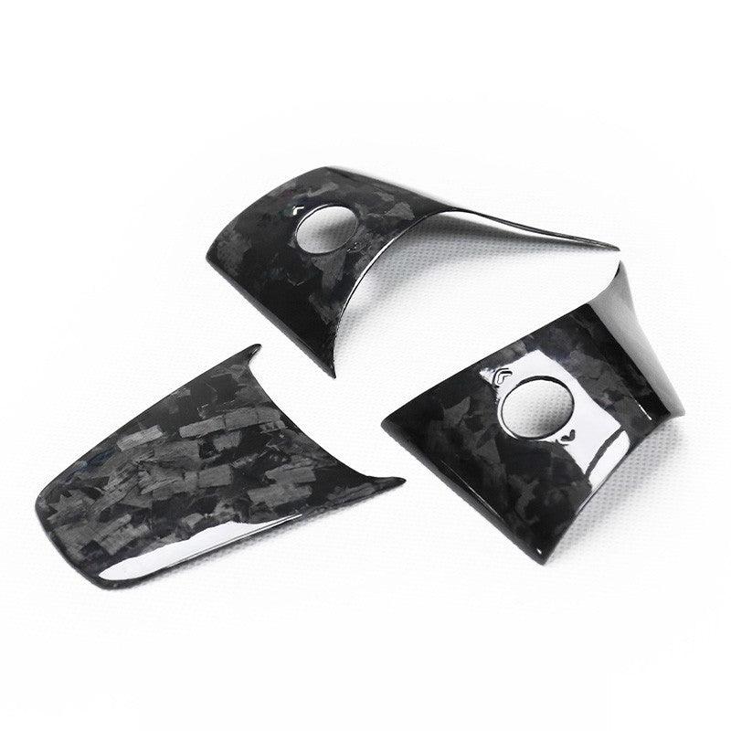 [Real Carbon Fiber] Steering Wheel Cover For Model 3/Y Accessories (2017-2023) - T-Launch