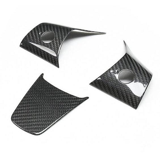 [Real Carbon Fiber] Steering Wheel Cover For Model 3/Y Accessories (2017-2023) - T-Launch