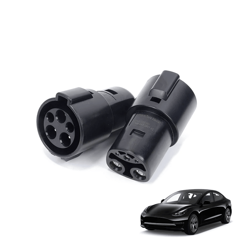 SAE J1772 To Tesla Charging Adapter 60Amp / 250V AC For Tesla Model S/X/3/Y, For Level 1 - Level 2 Charging, Type 1 Charging Station, IP54 Weatherproof - T-Launch