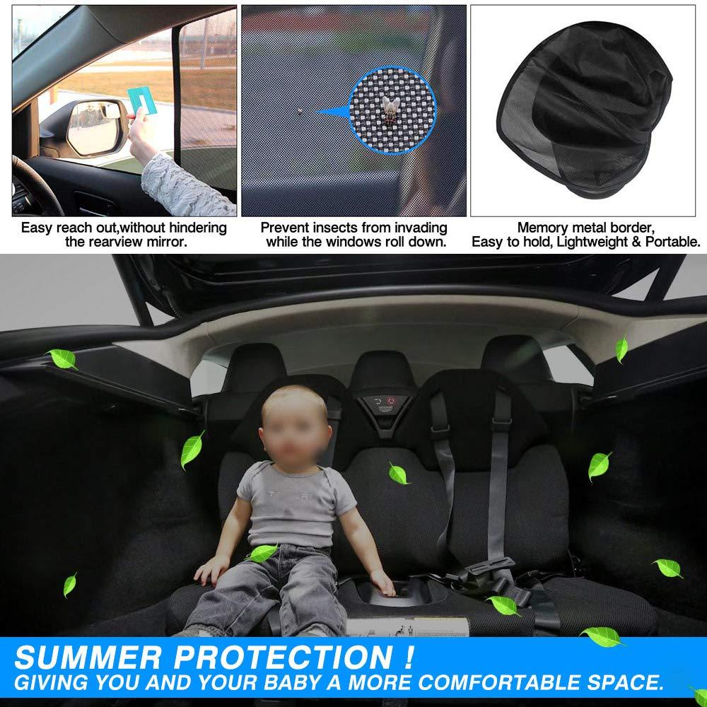 Whole Car Window & Sunroof Covercraft Dense Mesh Sunshade Kit (8 pcs) for Tesla Model X(2015-2020) Car Accessories - T-Launch